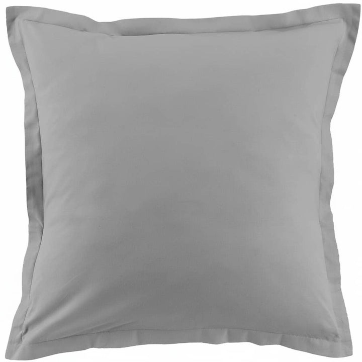Lot de 2 taies d'oreiller 100% coton 57fils silver by BLANC PASSION