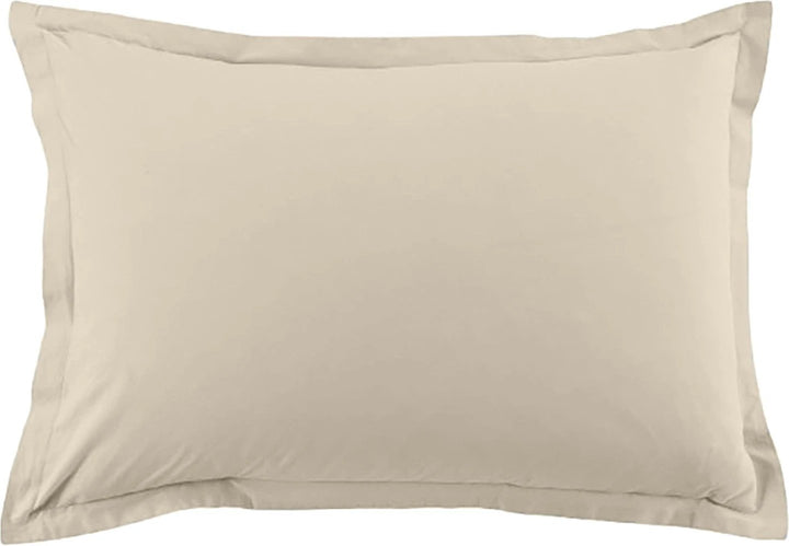 Lot de 2 taies d'oreiller 100% coton 57fils grege by BLANC PASSION