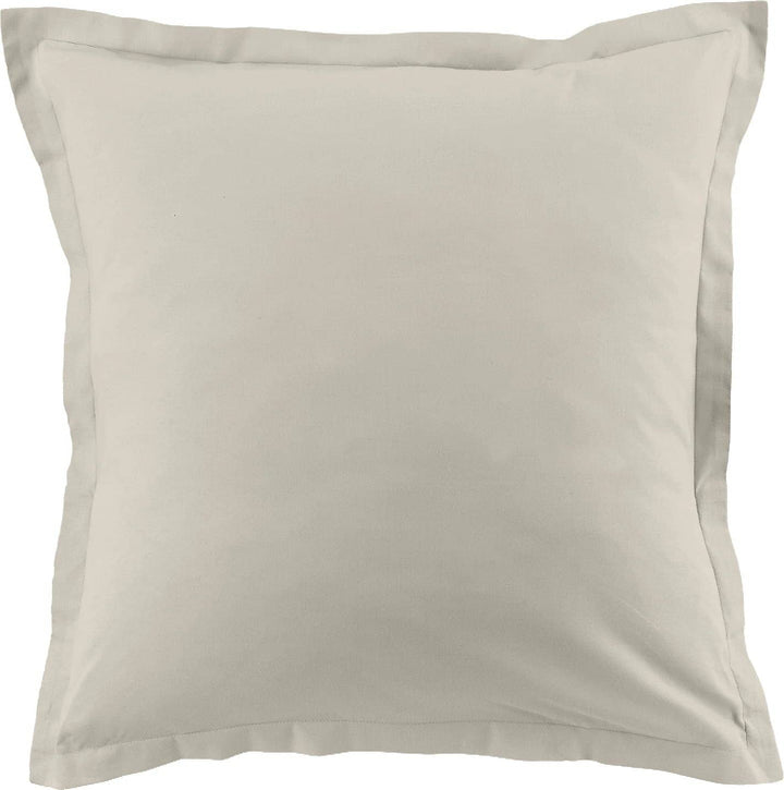 Lot de 2 taies d'oreiller 100% coton 57fils ivoire by BLANC PASSION