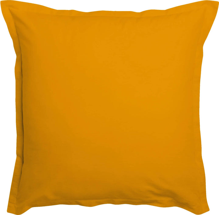 Lot de 2 taies 100% coton 57fils safran by BLANC PASSION