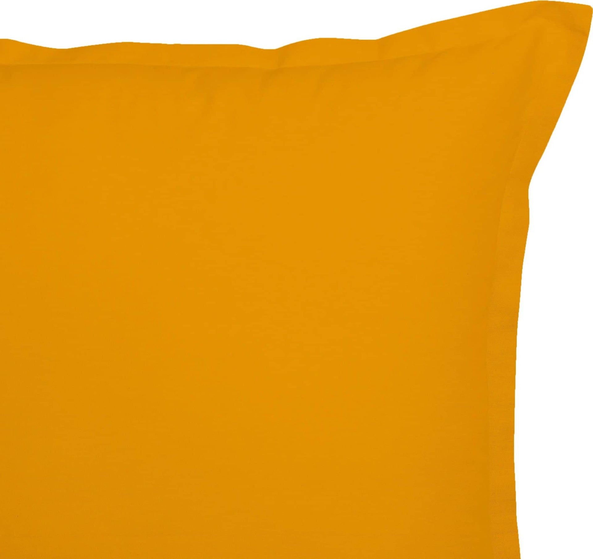 Lot de 2 taies 100% coton 57fils safran by BLANC PASSION