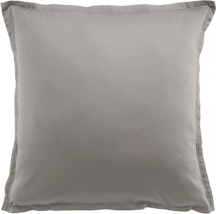 Taie d'oreiller 100% satin de coton 105 fils gris clair by Baton Rouge