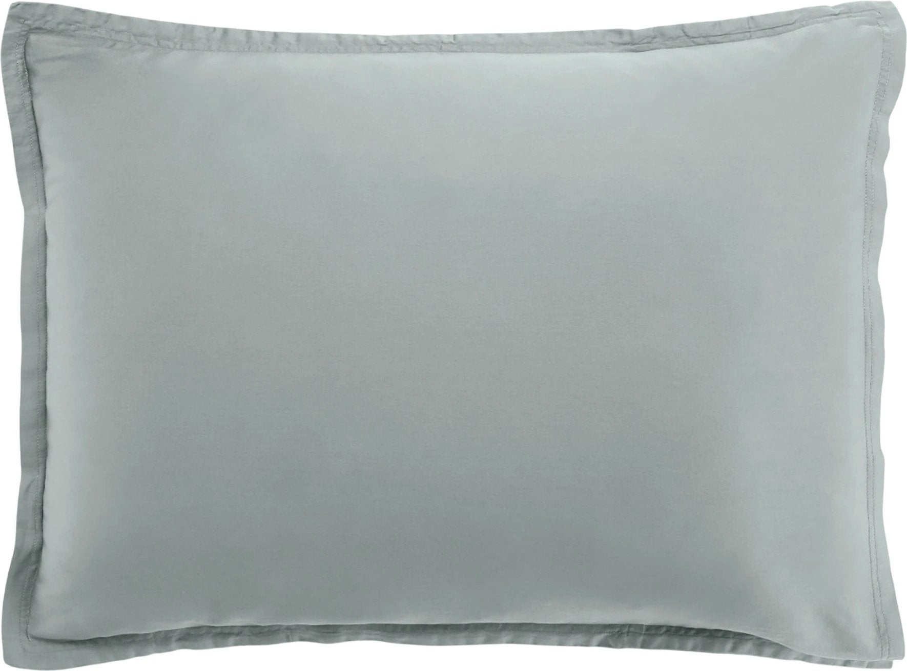 Taie d'oreiller 100% satin de coton 105 fils celadon by Baton Rouge