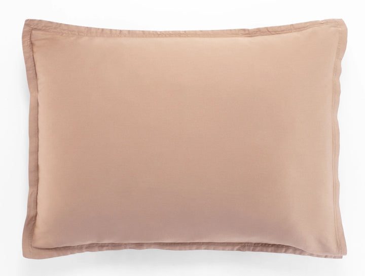 Taie d'oreiller 100% satin de coton 105 fils rose by Baton Rouge