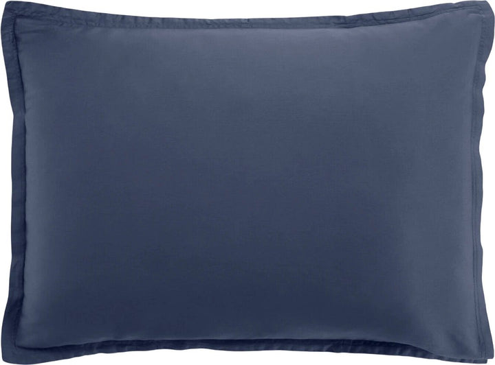 Taie d'oreiller 100% satin de coton 105 fils bleu marine by Baton Rouge