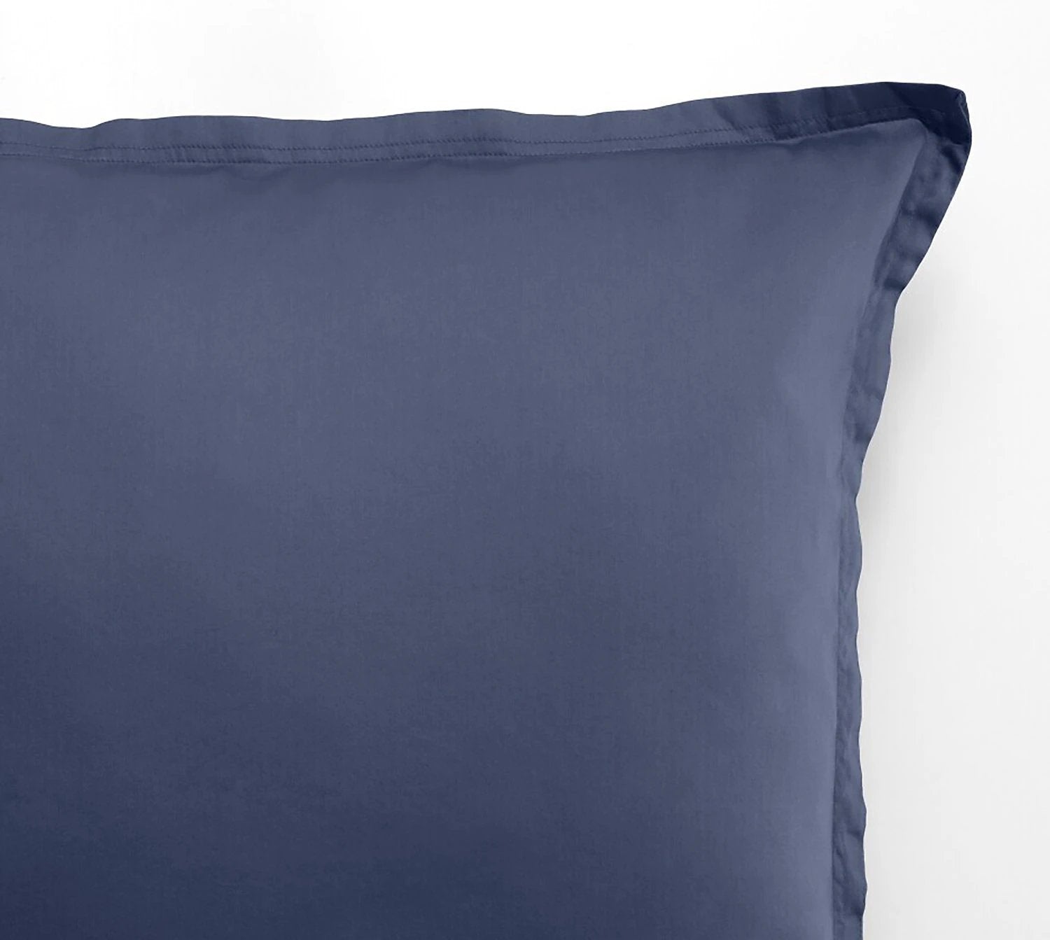 Taie d'oreiller 100% satin de coton 105 fils bleu marine by Baton Rouge