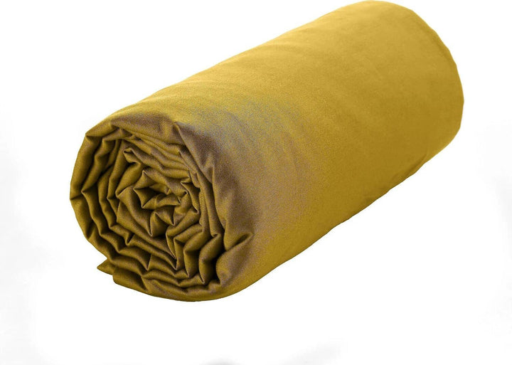 Drap housse bonnet:30cm 100% satin de coton 105 fils bronze by Baton Rouge