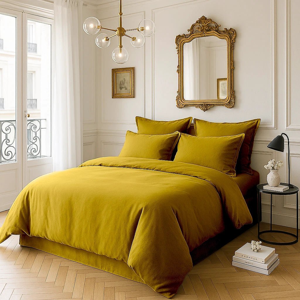 Taie d'oreiller 100% satin de coton 105 fils bronze by Baton Rouge