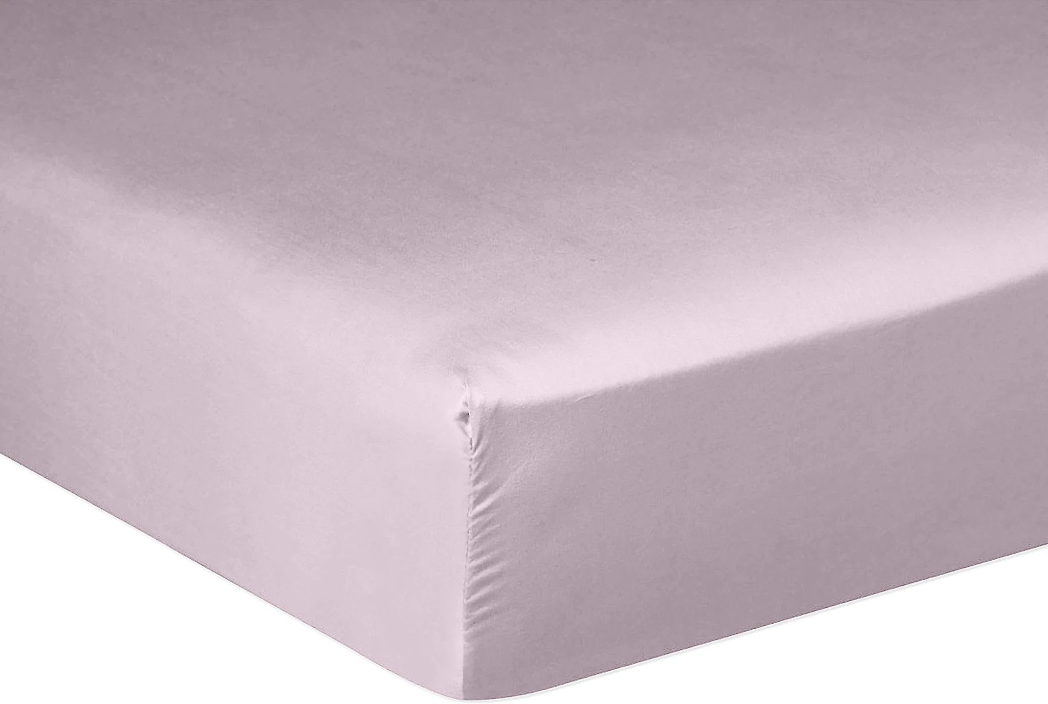 Drap housse bonnet:30cm 100% satin de coton 105 fils tourterelle by Baton Rouge