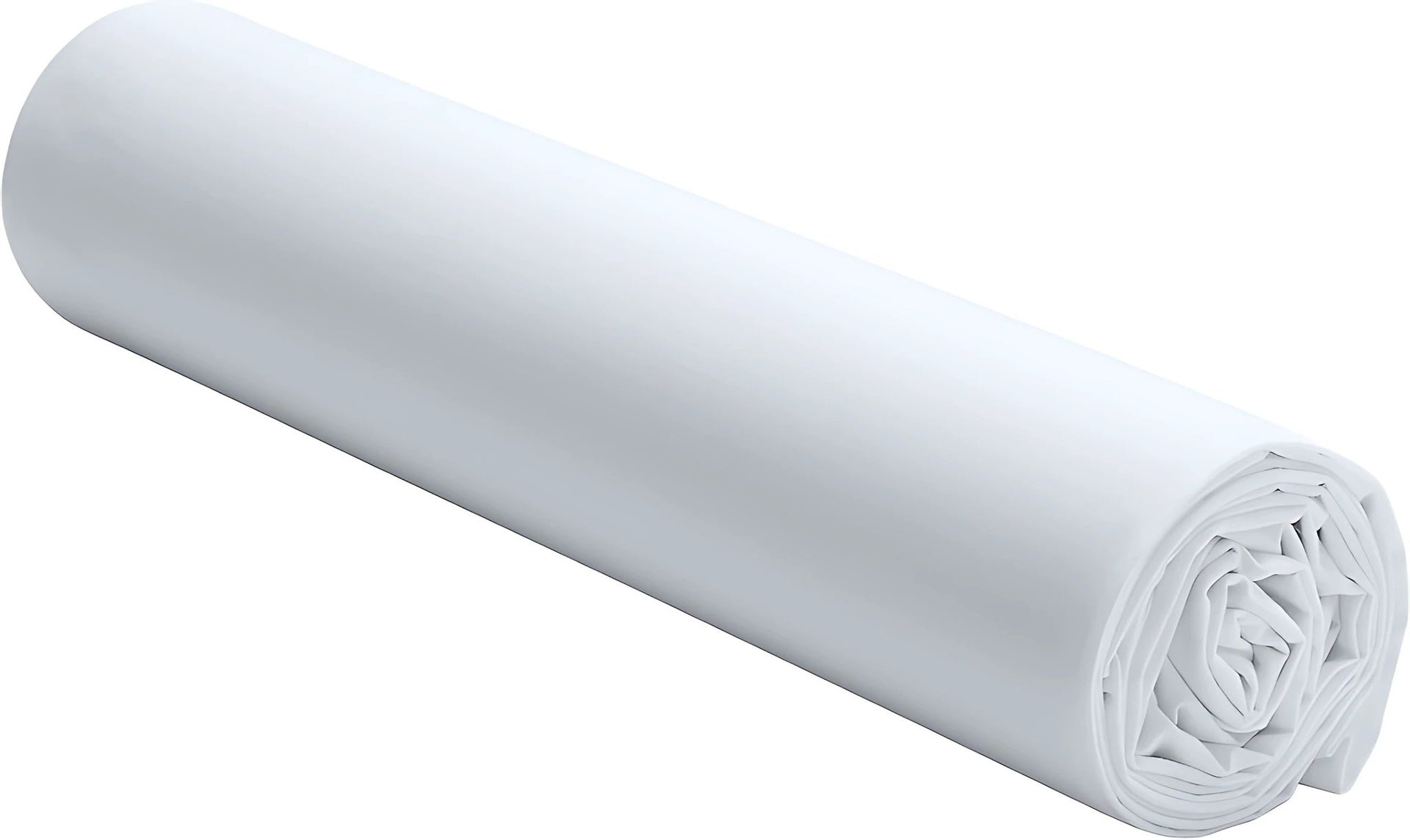 Drap housse +30 100% percale de coton lavé blanc nuage by Baton Rouge