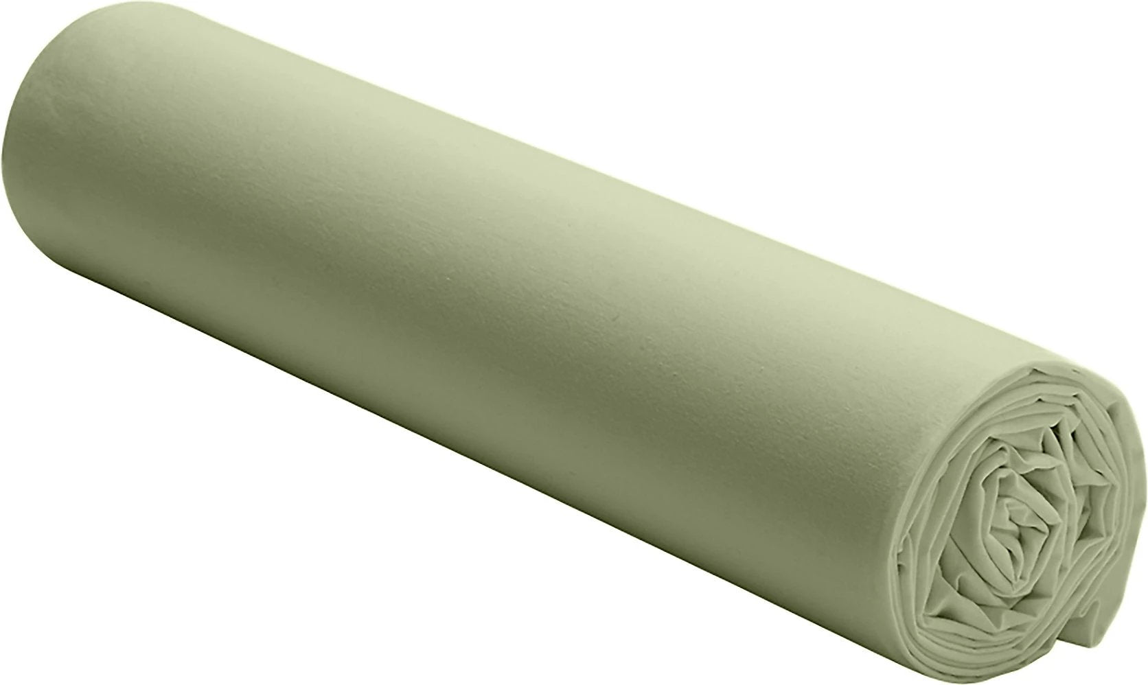 Drap housse +30 100% percale de coton lavé vert d'eau by Baton Rouge