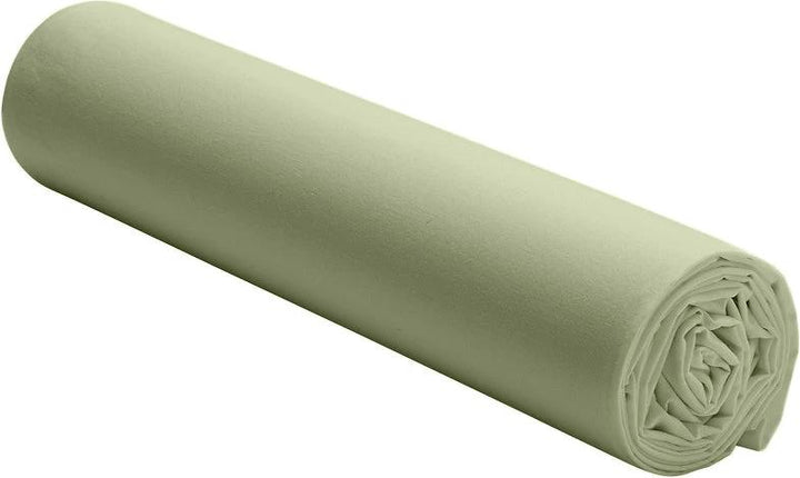 Drap housse +30 100% percale de coton lavé vert d'eau by Baton Rouge