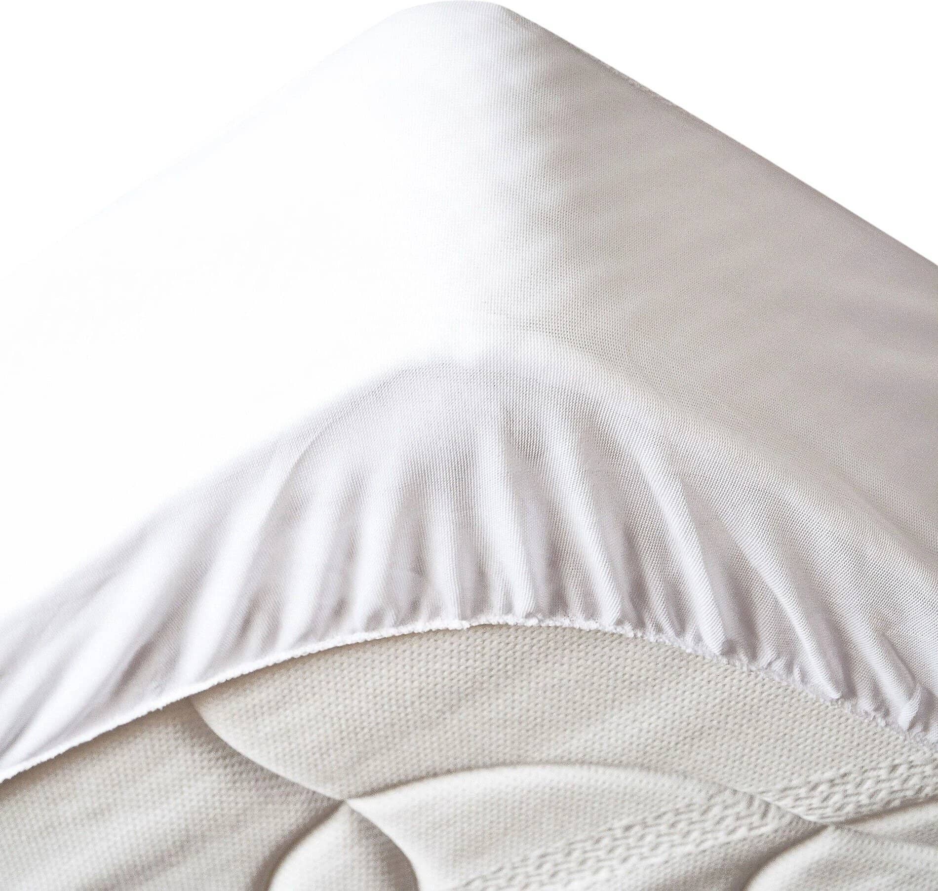 Protege matelas 100% polyester 205gsm matelasse / respirant blanc by BLANC PASSION