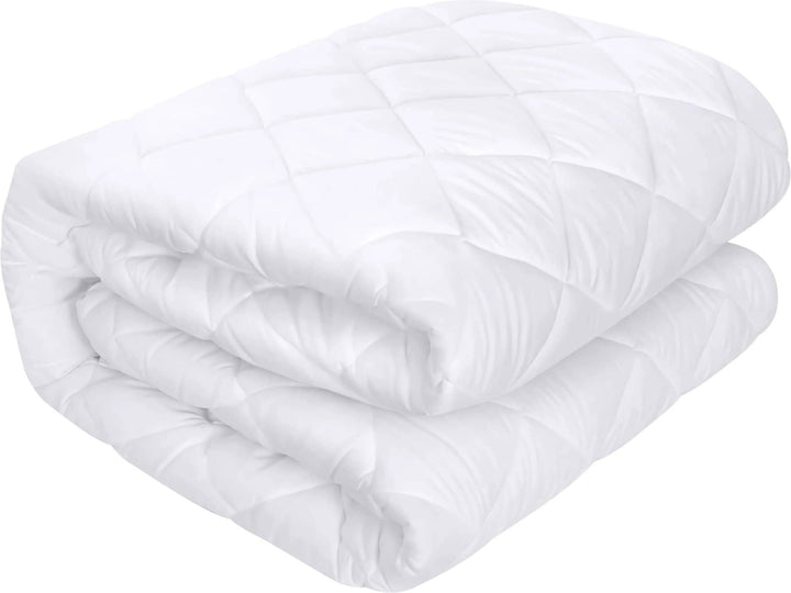 Protege matelas 100% polyester 205gsm matelasse / respirant blanc by BLANC PASSION