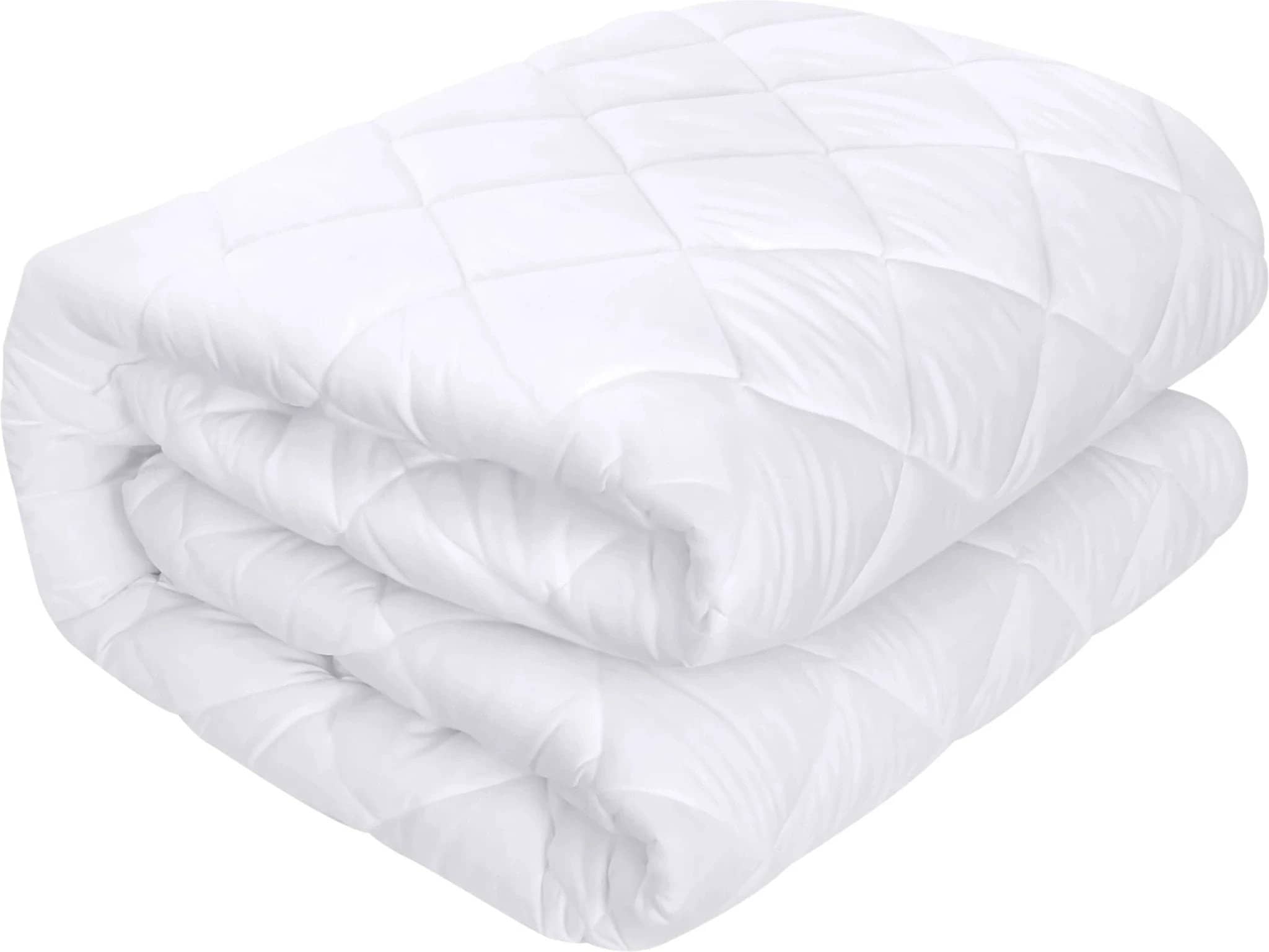 Protege matelas 100% polyester matelassé imperméable respirant blanc by BLANC PASSION