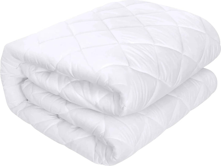 Protege matelas 100% polyester matelassé imperméable respirant blanc by BLANC PASSION