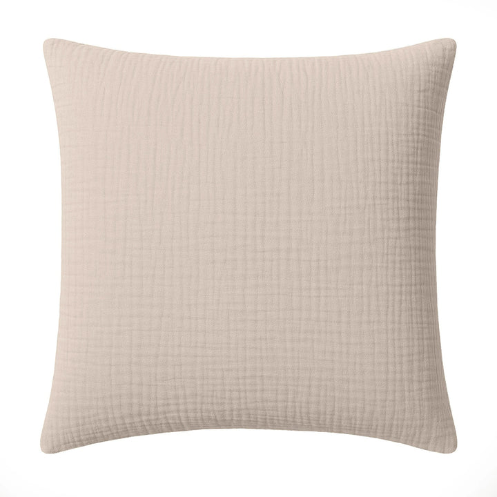 Taie d'oreiller 100% gaze de coton lavé ecru naturel by Baton Rouge
