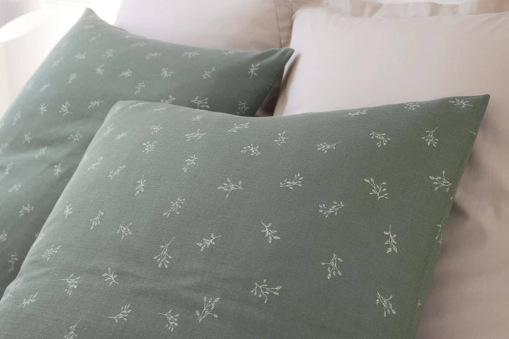 Parure housse de couette 3pcs 100% gaze de coton imprimé celestine by Baton Rouge