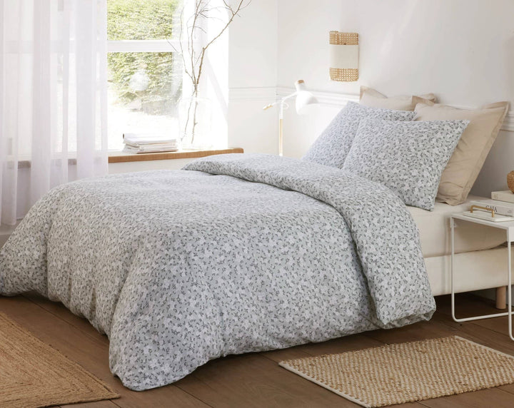 Parure housse de couette 3pcs 100% gaze de coton imprimé edana by Baton Rouge