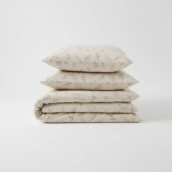 Parure housse de couette 3pcs 100% gaze de coton imprimé liveo by Baton Rouge
