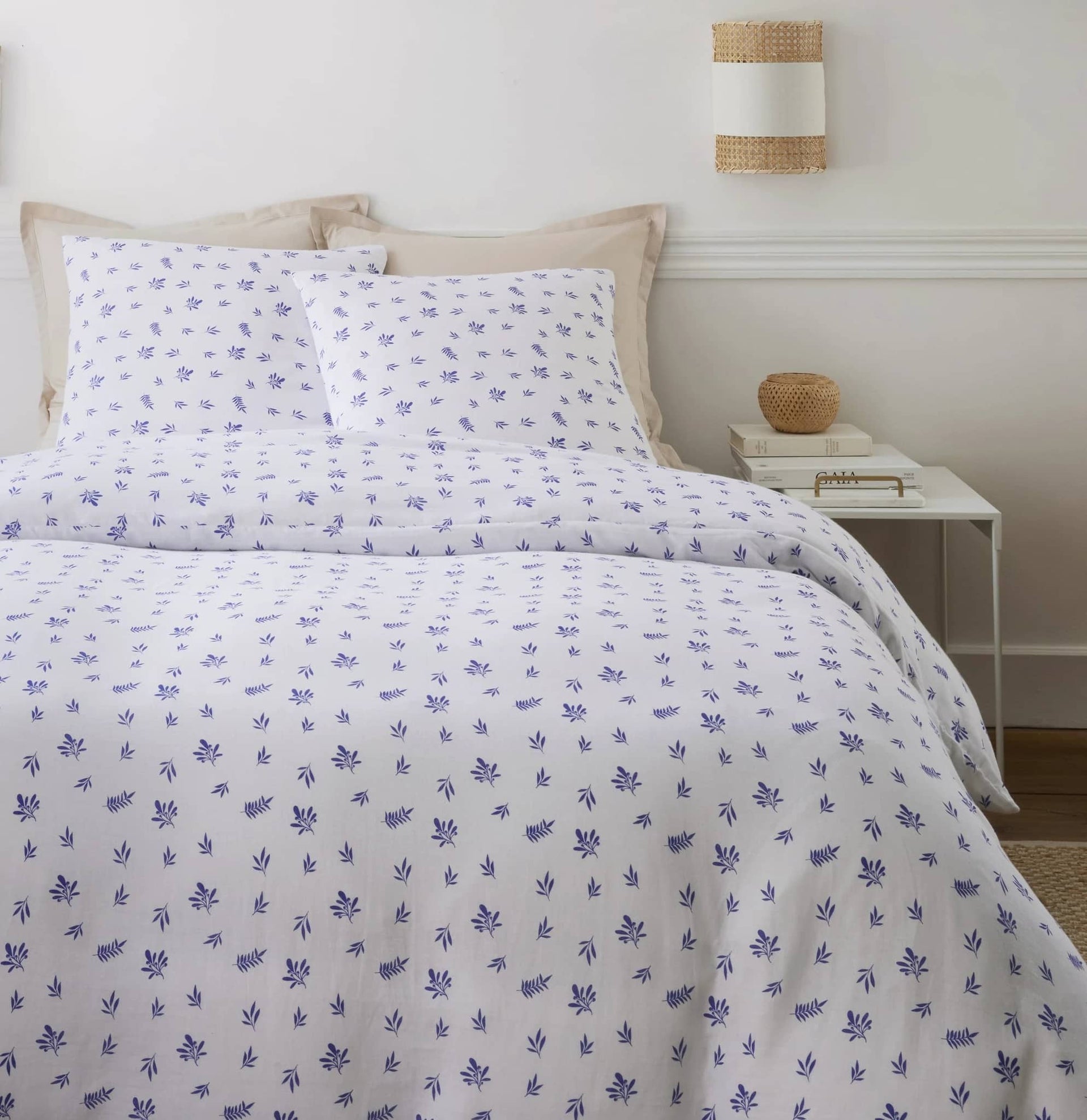 Parure housse de couette 3pcs 100% gaze de coton imprimé louca by Baton Rouge