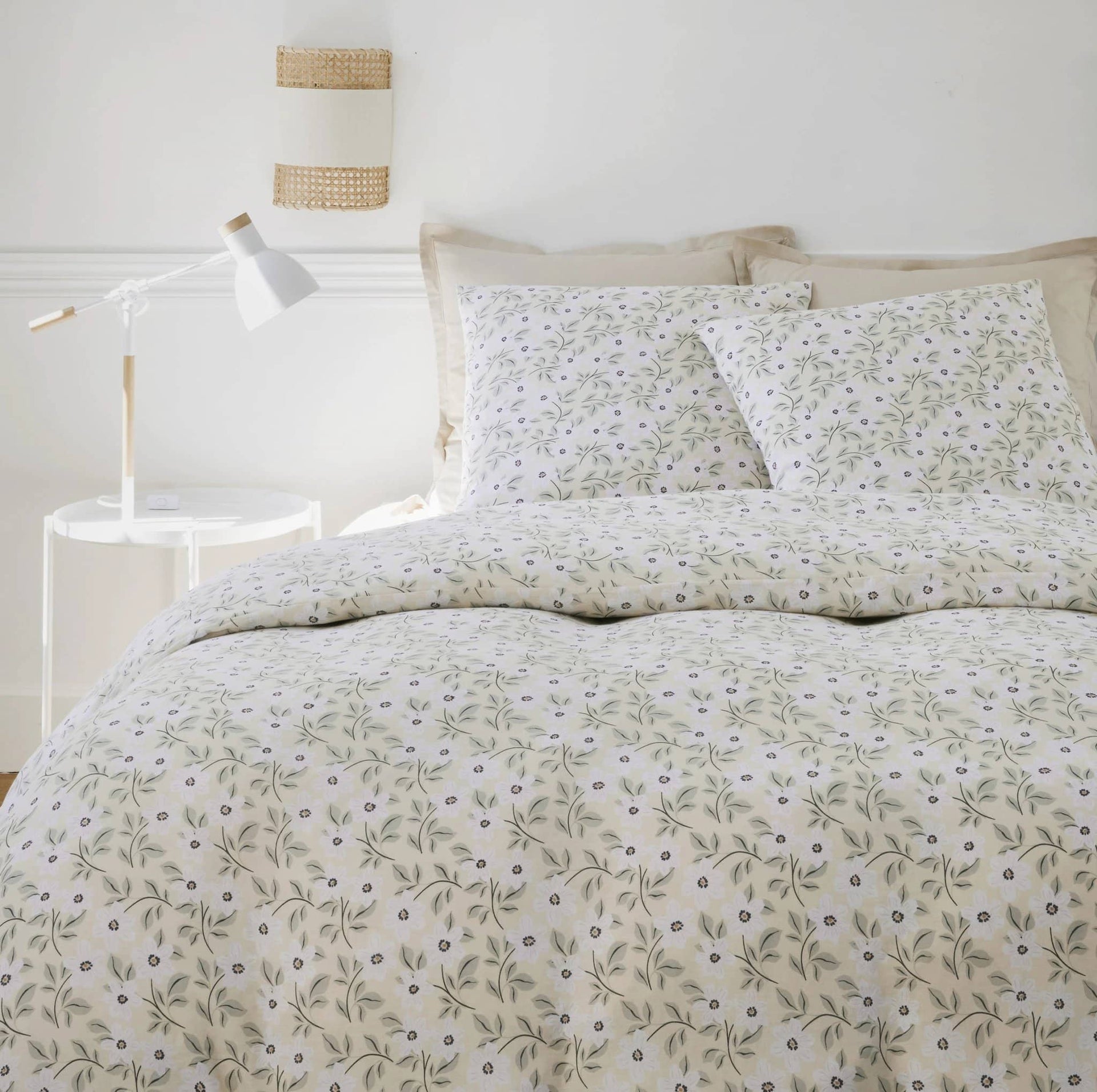 Parure housse de couette 3pcs 100% gaze de coton imprimé loucile by Baton Rouge