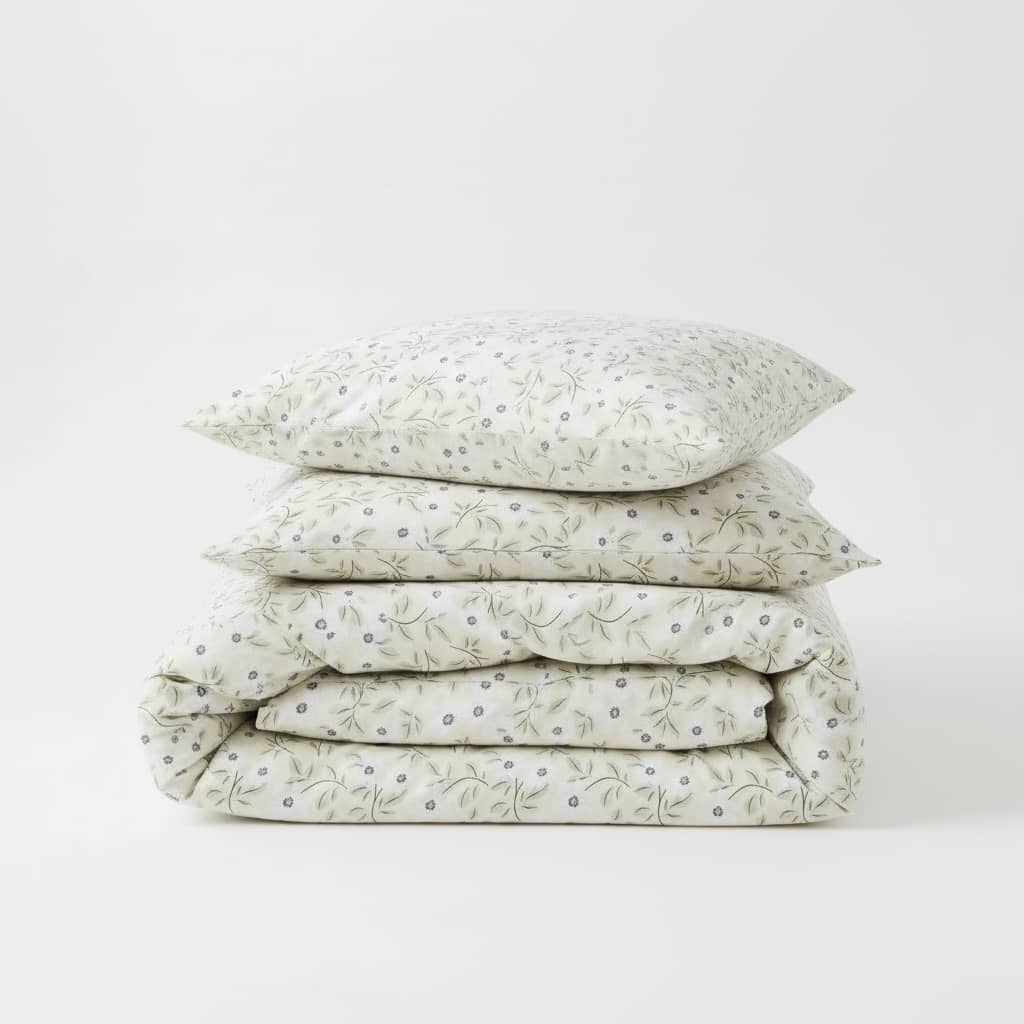 Parure housse de couette 3pcs 100% gaze de coton imprimé loucile by Baton Rouge
