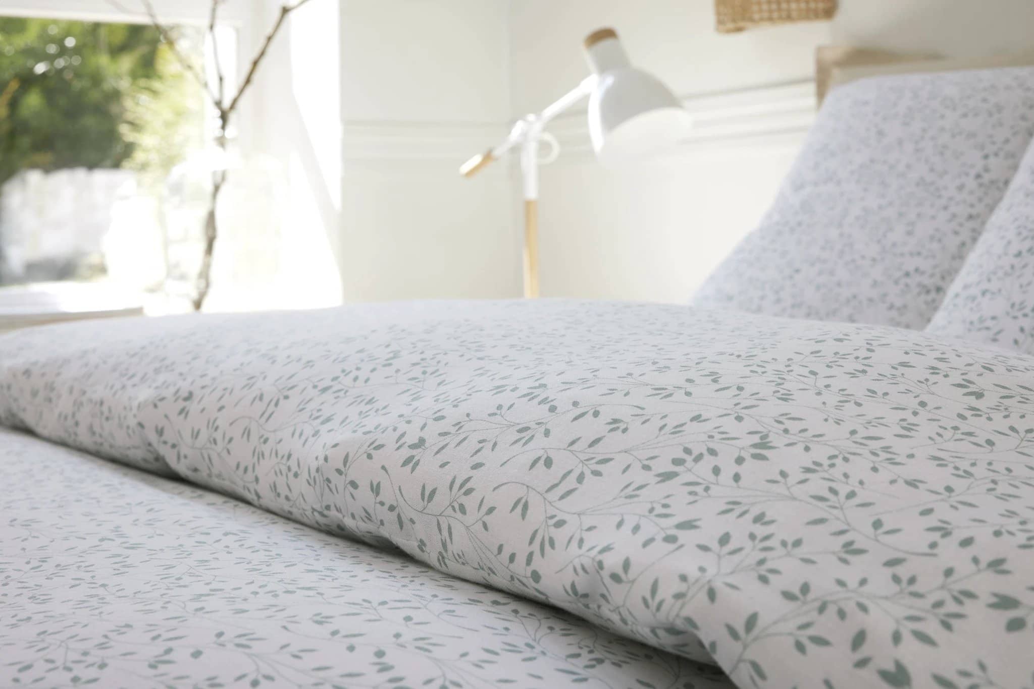 Parure housse de couette 3pcs 100% gaze de coton imprimé murmure by Baton Rouge