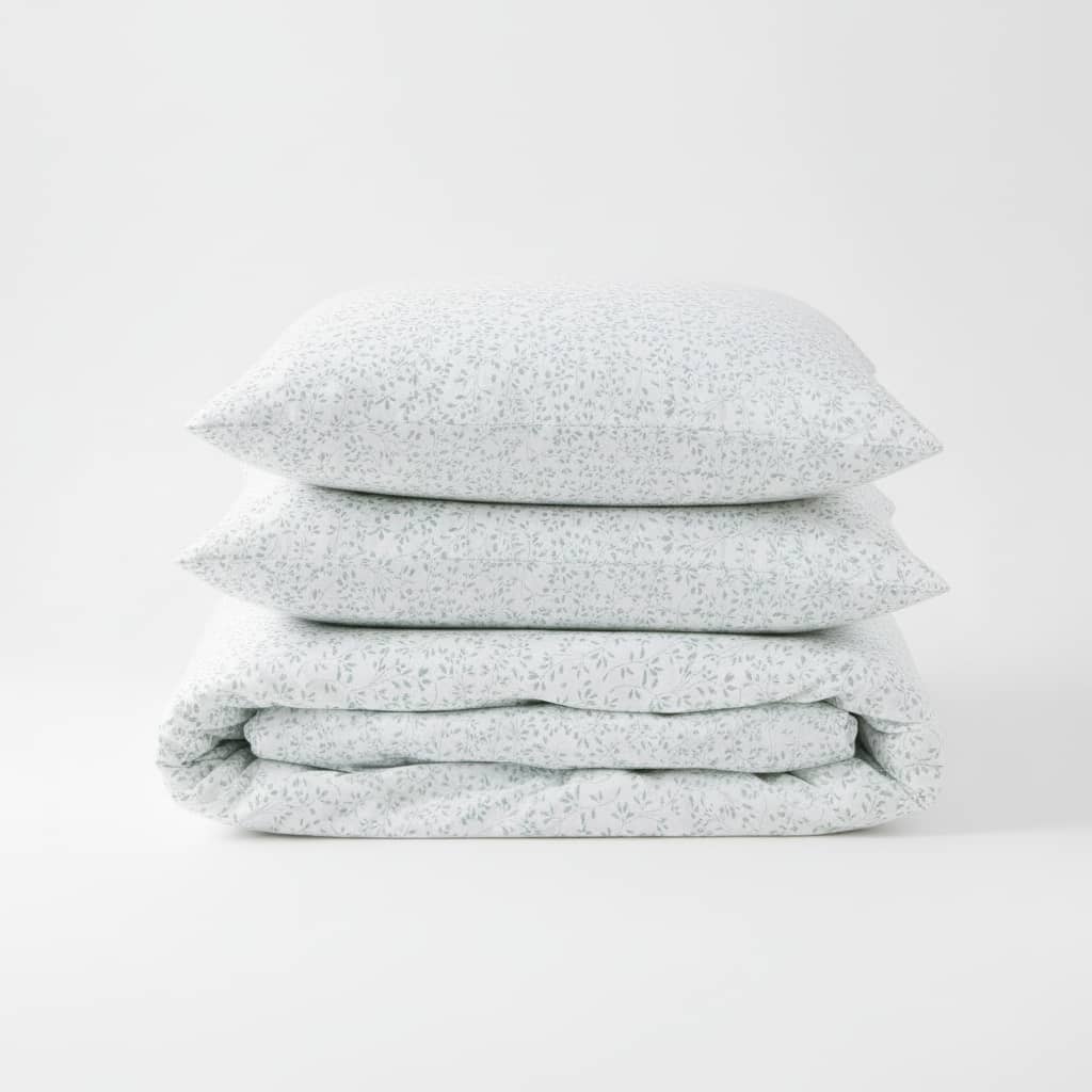 Parure housse de couette 3pcs 100% gaze de coton imprimé murmure by Baton Rouge