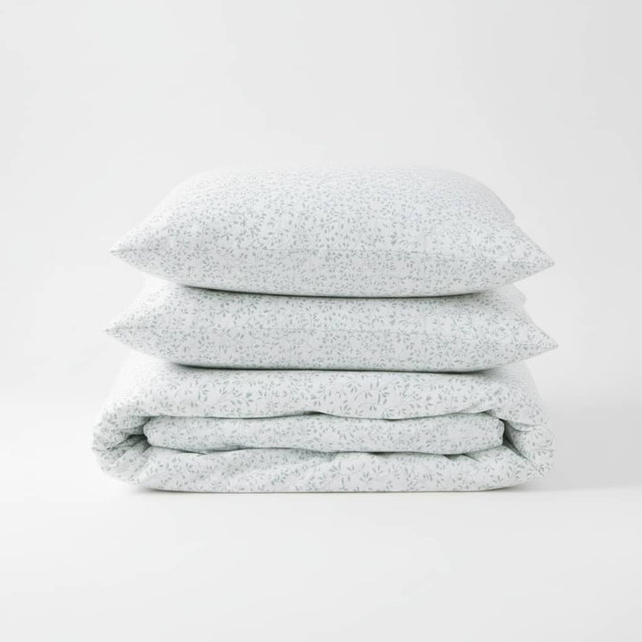 Parure housse de couette 3pcs 100% gaze de coton imprimé murmure by Baton Rouge