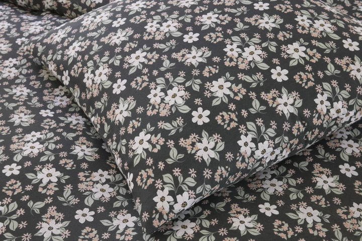 Parure housse de couette 3pcs 100% gaze de coton imprimé sakuria by Baton Rouge
