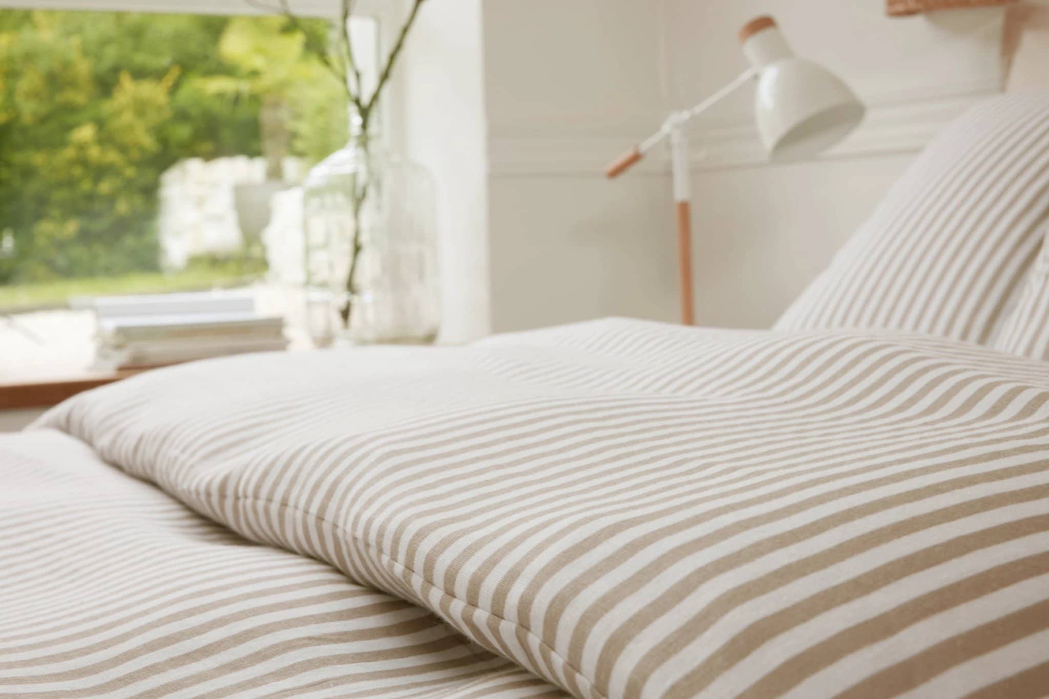 Parure housse de couette 3pcs 100% gaze de coton imprimé sole•s by Baton Rouge
