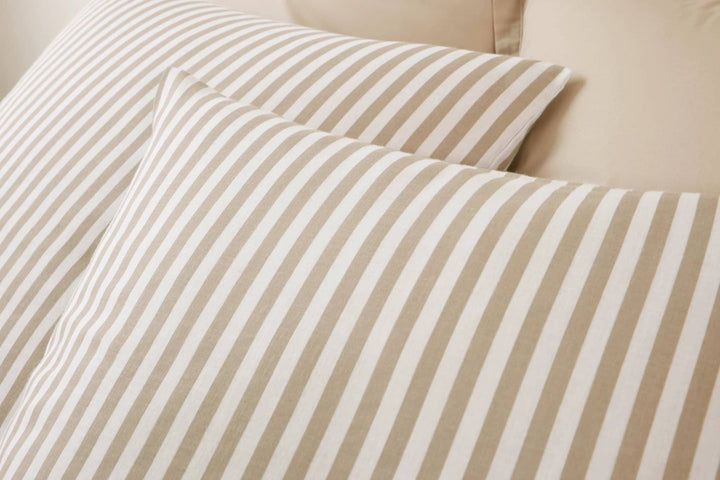Parure housse de couette 3pcs 100% gaze de coton imprimé sole•s by Baton Rouge