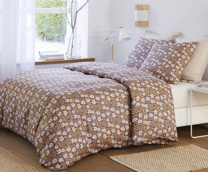 Parure housse de couette 3pcs 100% gaze de coton imprimé verone by Baton Rouge