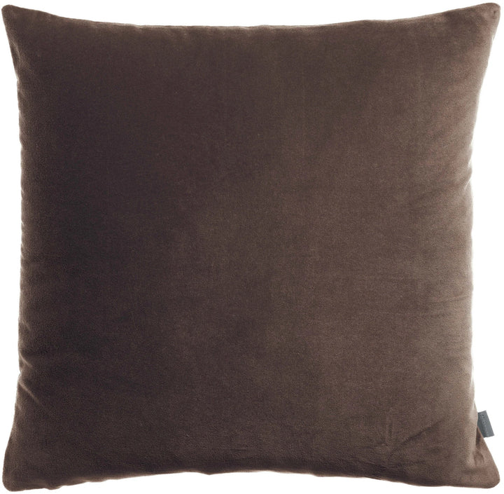 Vivaraise Coussin décoratif en velours Gris Foncé by Vivaraise