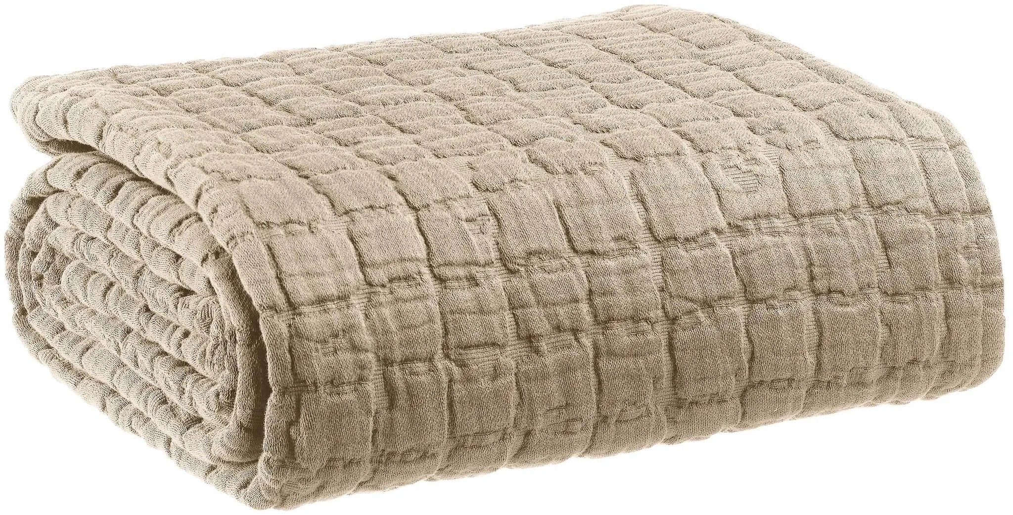 Plaid stonewashed Swami 130 x 200 by Vivaraise