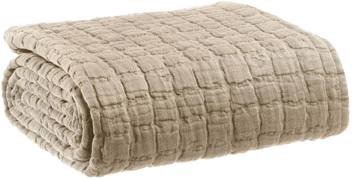 Plaid stonewashed Swami 130 x 200 by Vivaraise