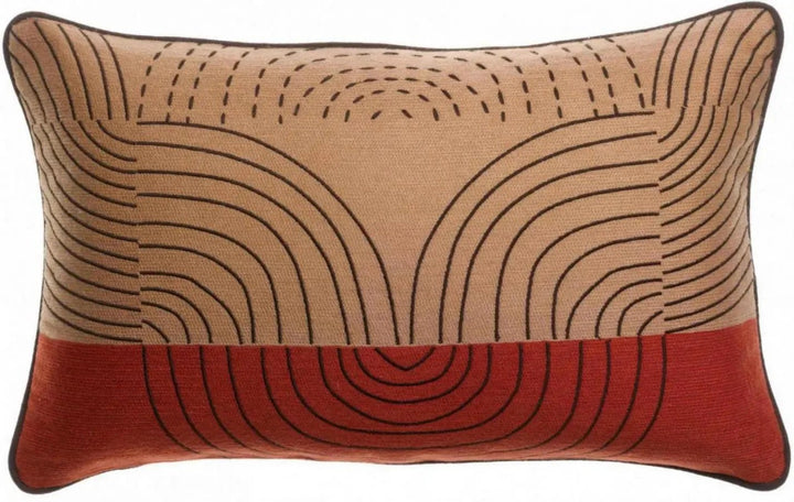 Coussin brodé Etna by Vivaraise
