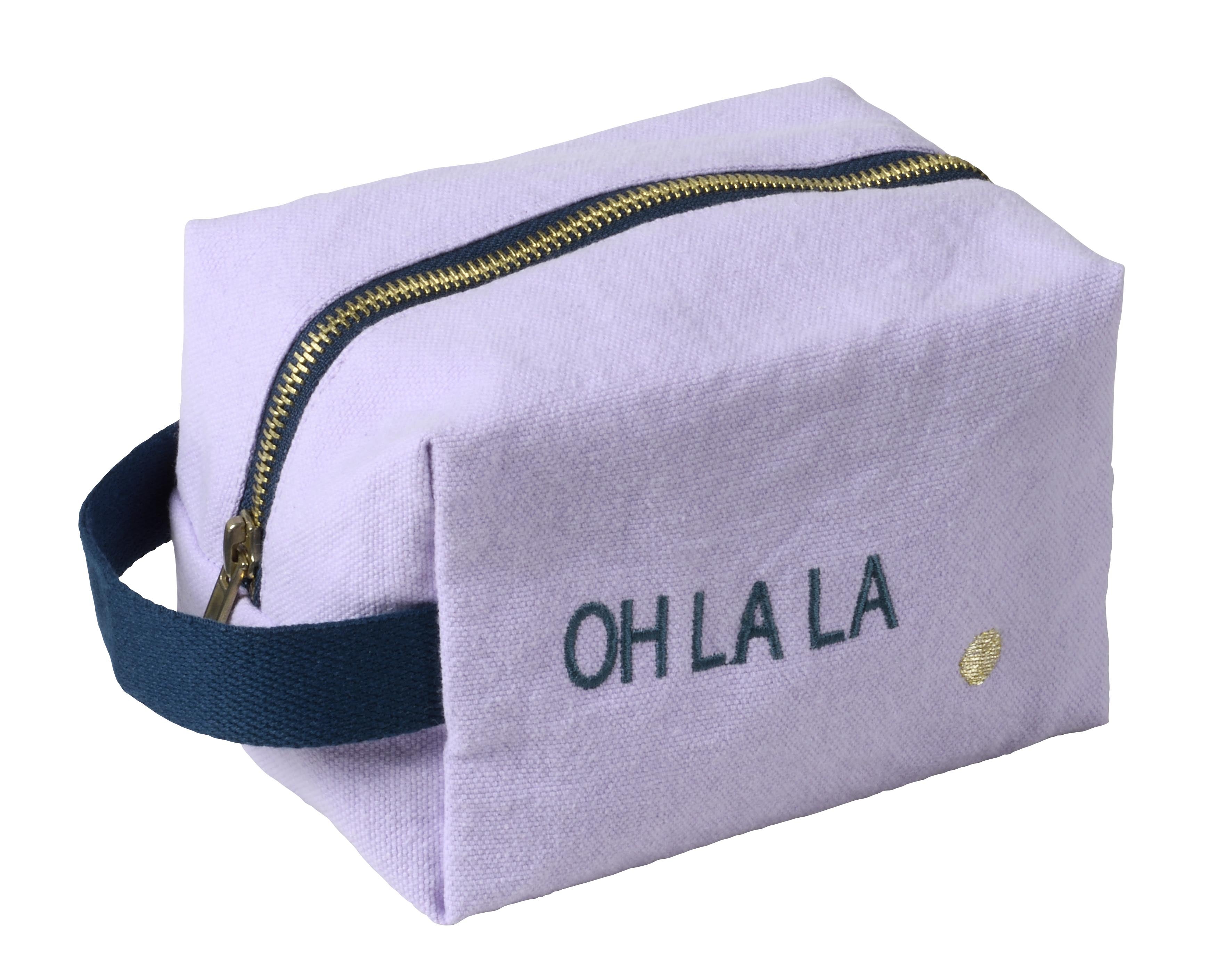 Trousse cube Ohlala Lilas 10 x 16 x 10 La Cerise sur le Gâteau