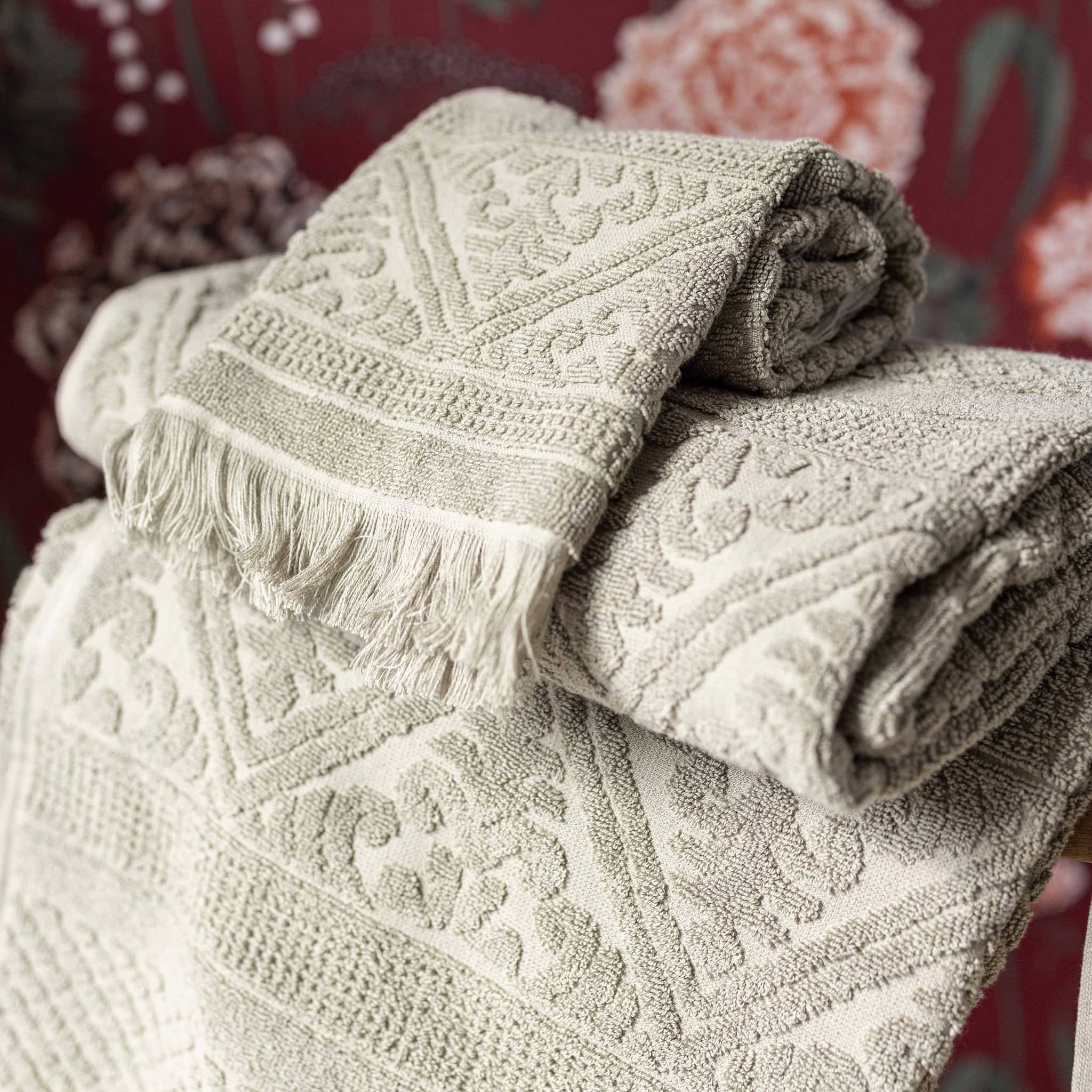 Serviette d'invité coton Zoé Vivaraise
