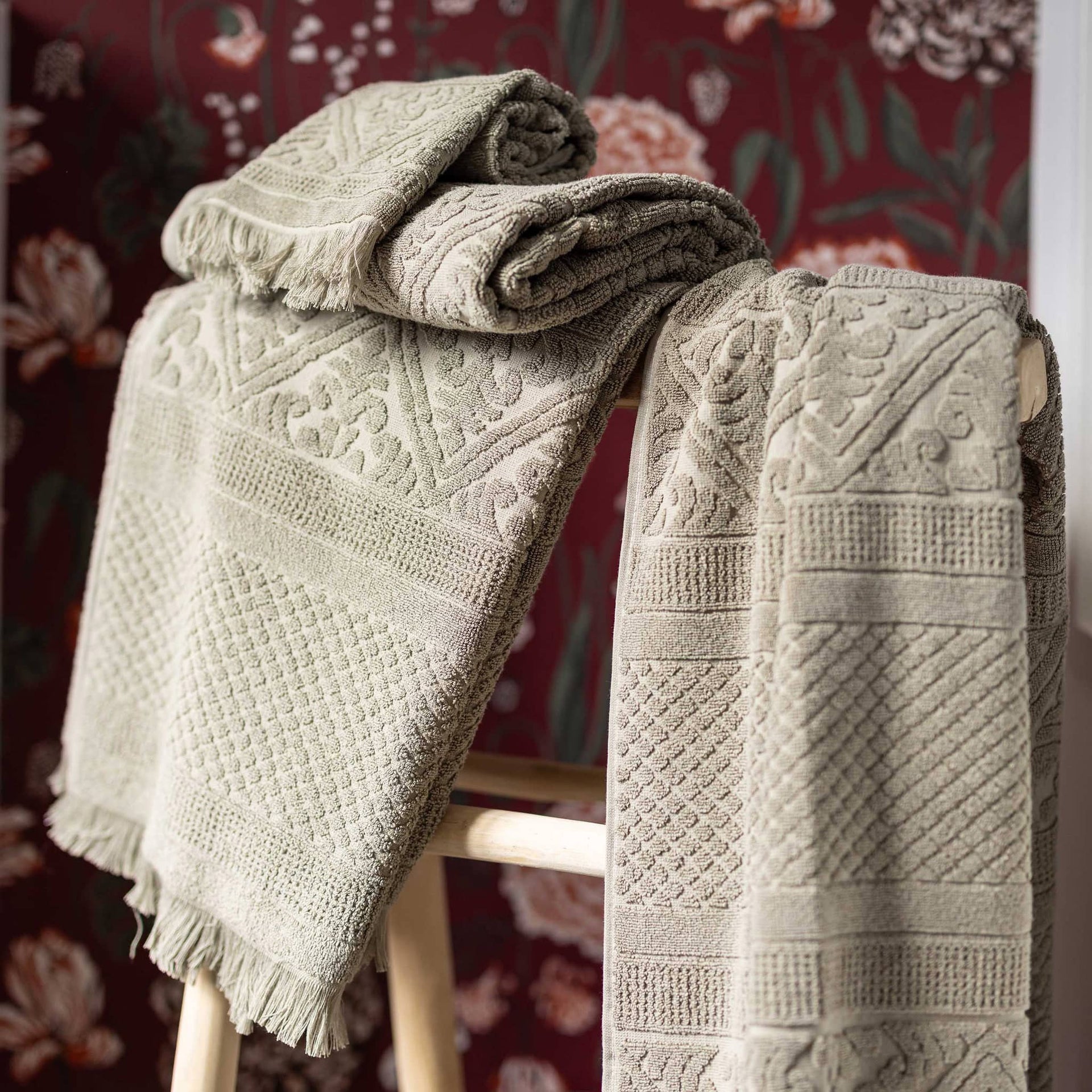 Serviette de toilette coton Zoé Vivaraise
