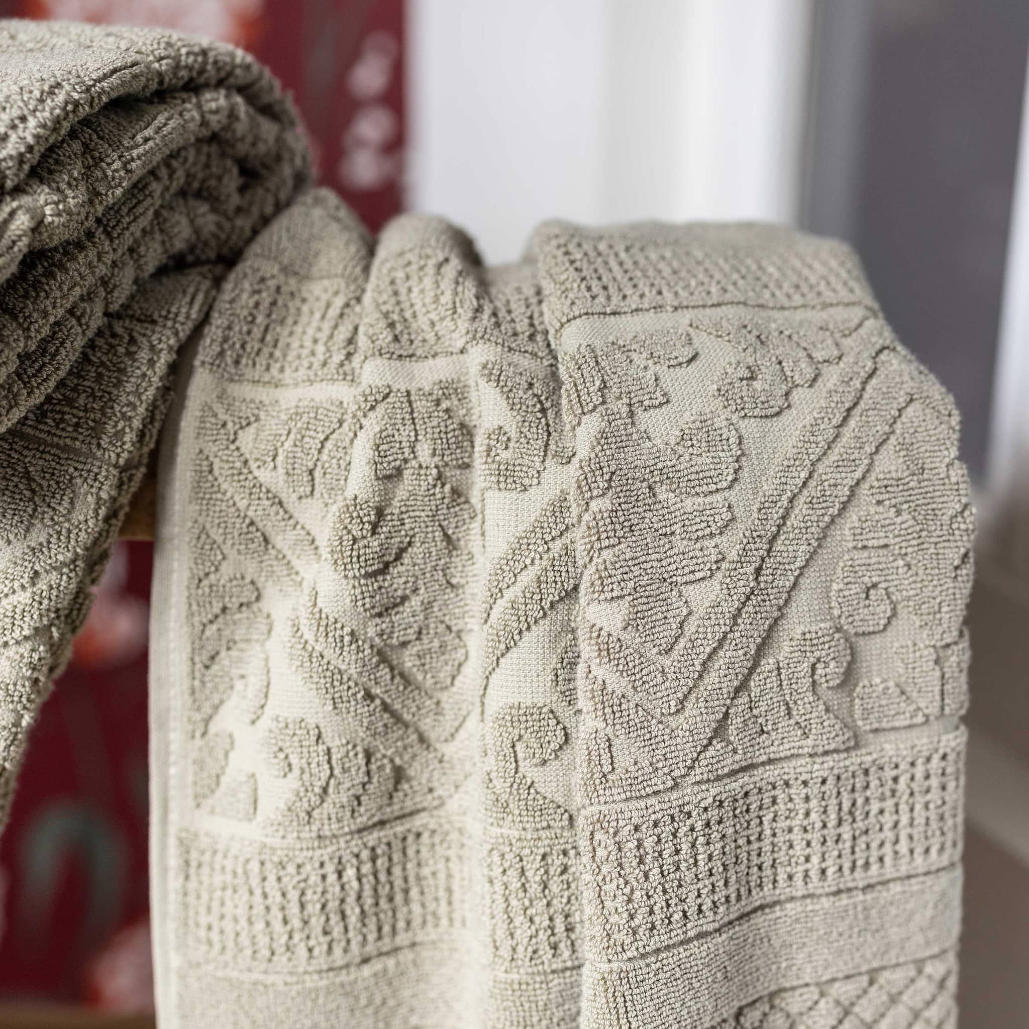 Serviette de toilette coton Zoé Vivaraise