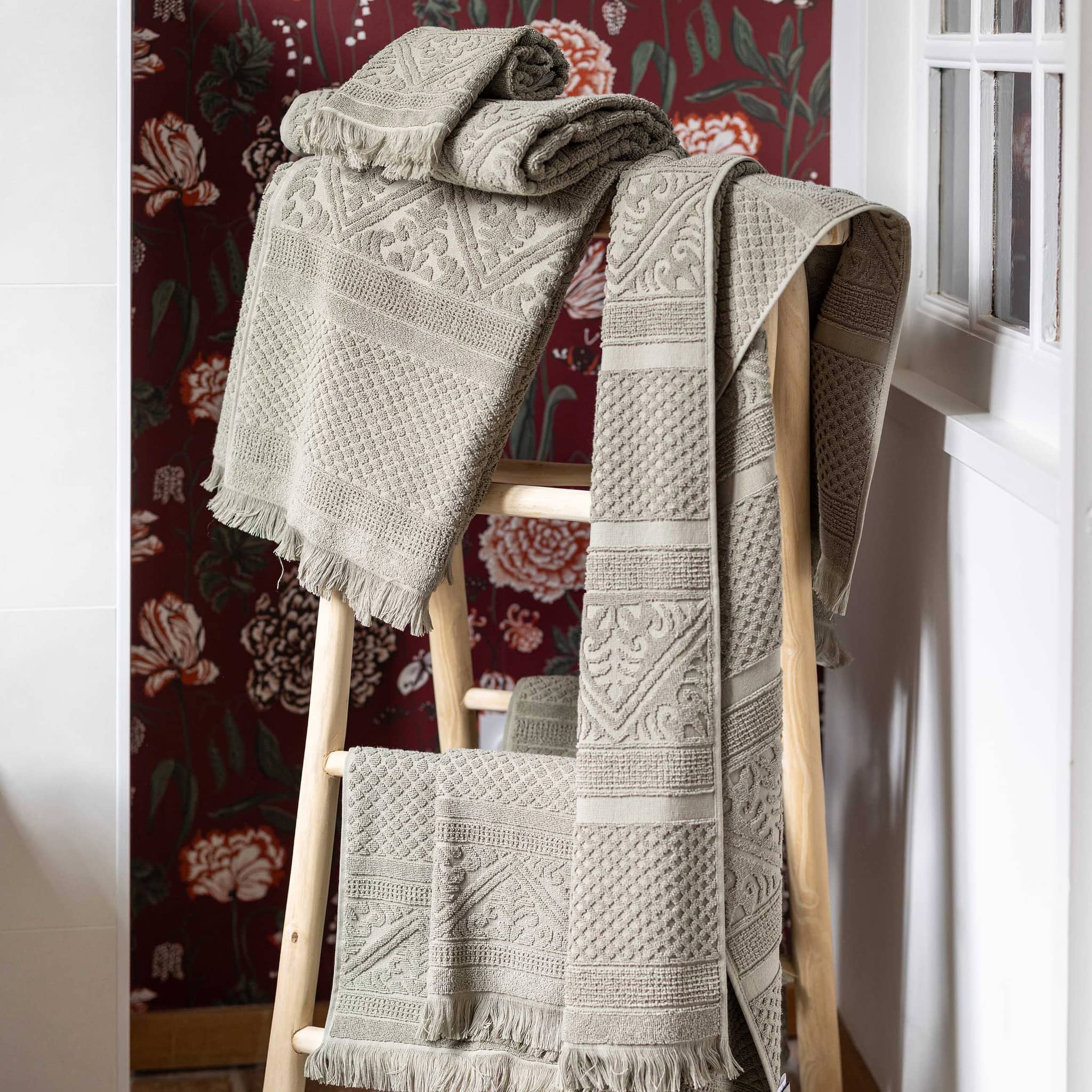 Serviette de toilette coton Zoé Vivaraise