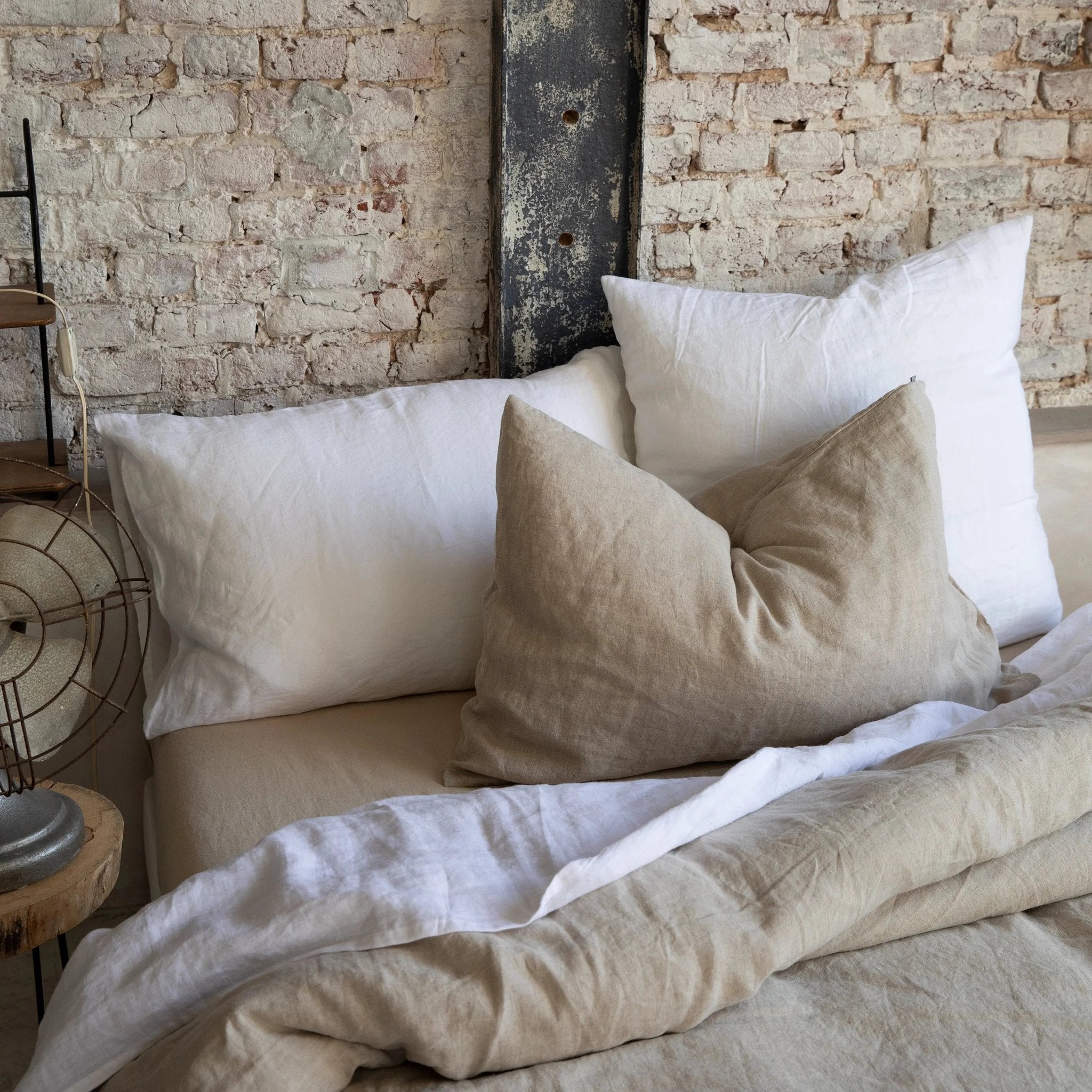 Taie d'oreiller Stonewashed Zeff by Vivaraise