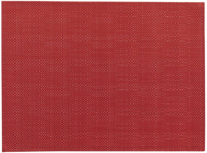 Set de table PVC tissé rouge de Winkler avec texture résistante et finition élégante