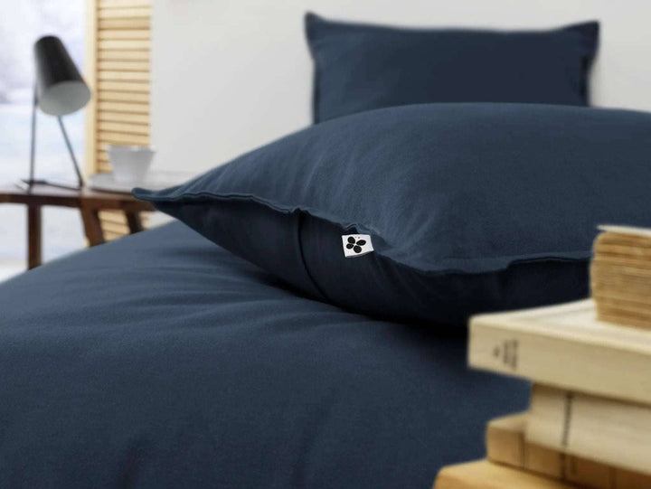 Taie d'oreiller 63 x 63 cm Flanelle unie CANDICE Nuit by L'effet papillon