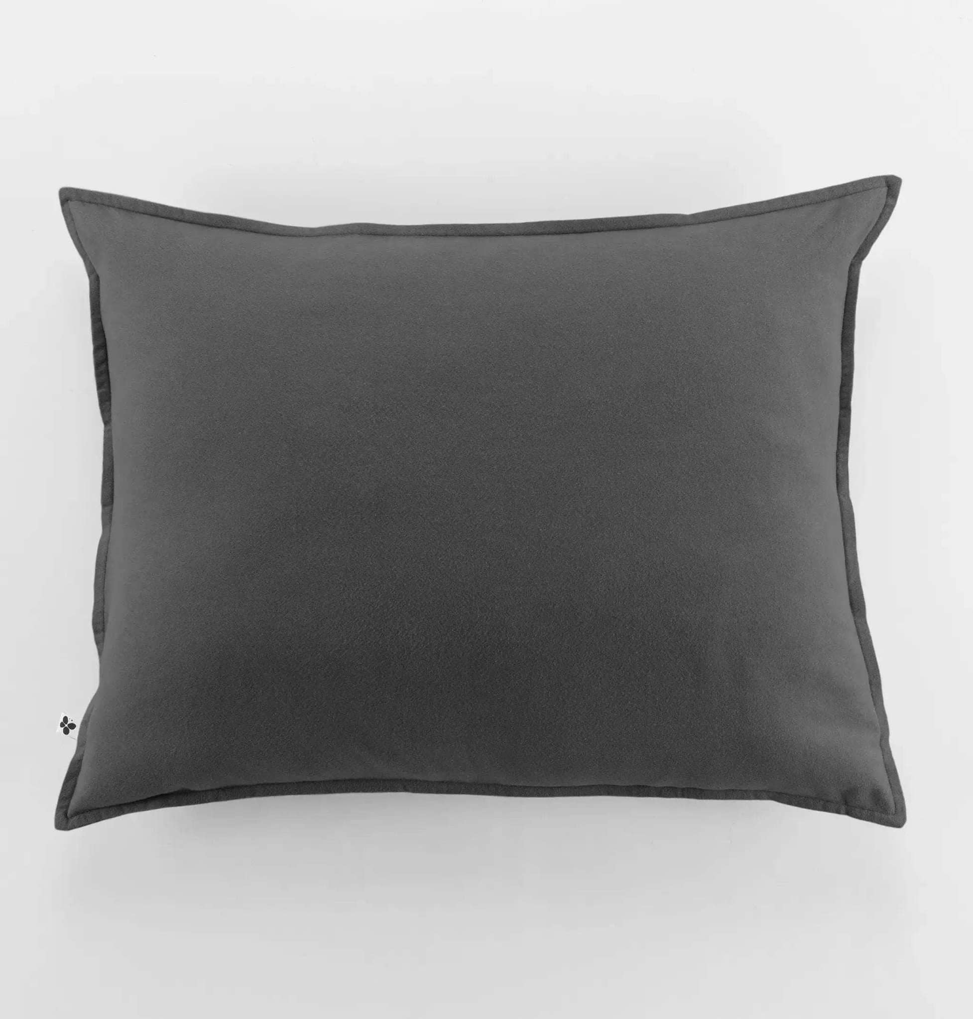 Taie d'oreiller Flanelle unie CANDICE Orage by L'effet papillon