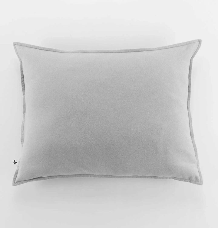 Taie d'oreiller Flanelle unie CANDICE Brume by L'effet papillon