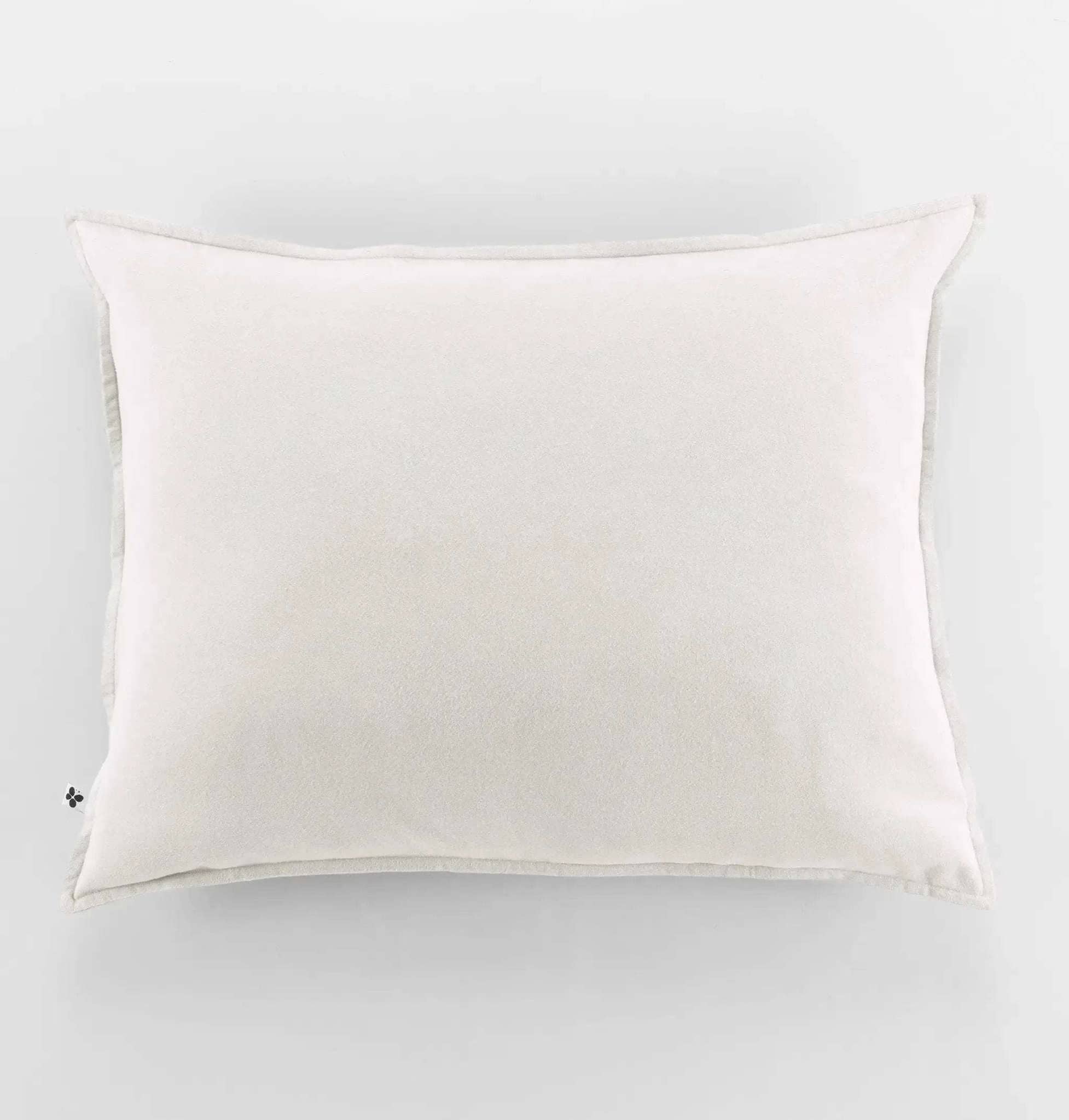 Taie d'oreiller Flanelle unie CANDICE Neige by L'effet papillon