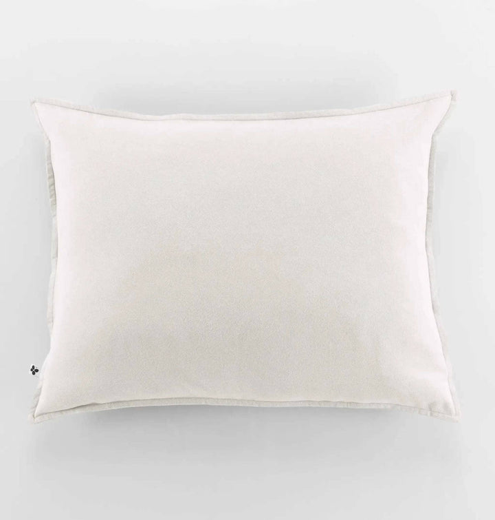 Taie d'oreiller Flanelle unie CANDICE Neige by L'effet papillon